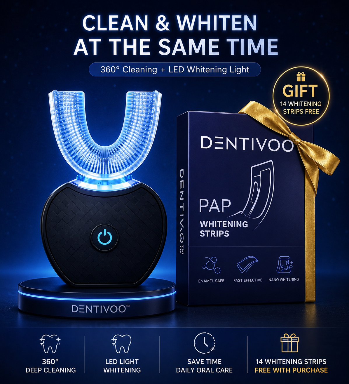Dentivoo™ whitening Smile Bundle.