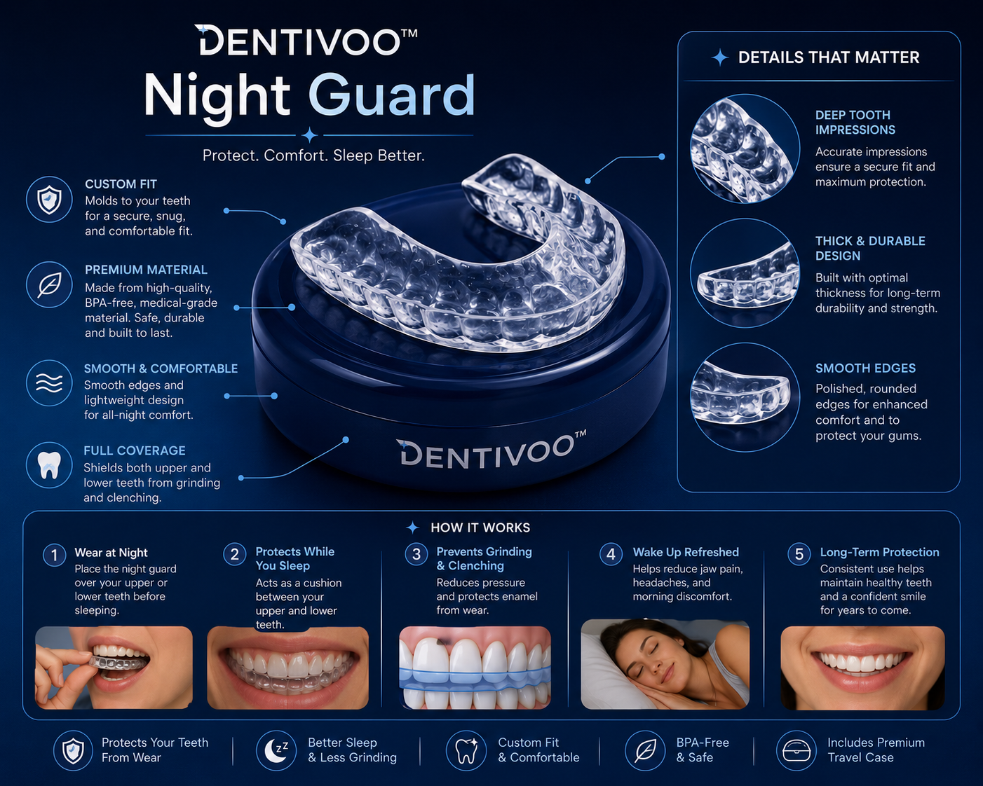 Dentivoo™ Custom Fit Night Guard