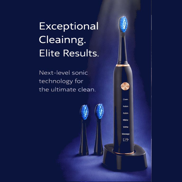 Elite Toothbrush  Bundle + FREE 28 Whitening Strips
