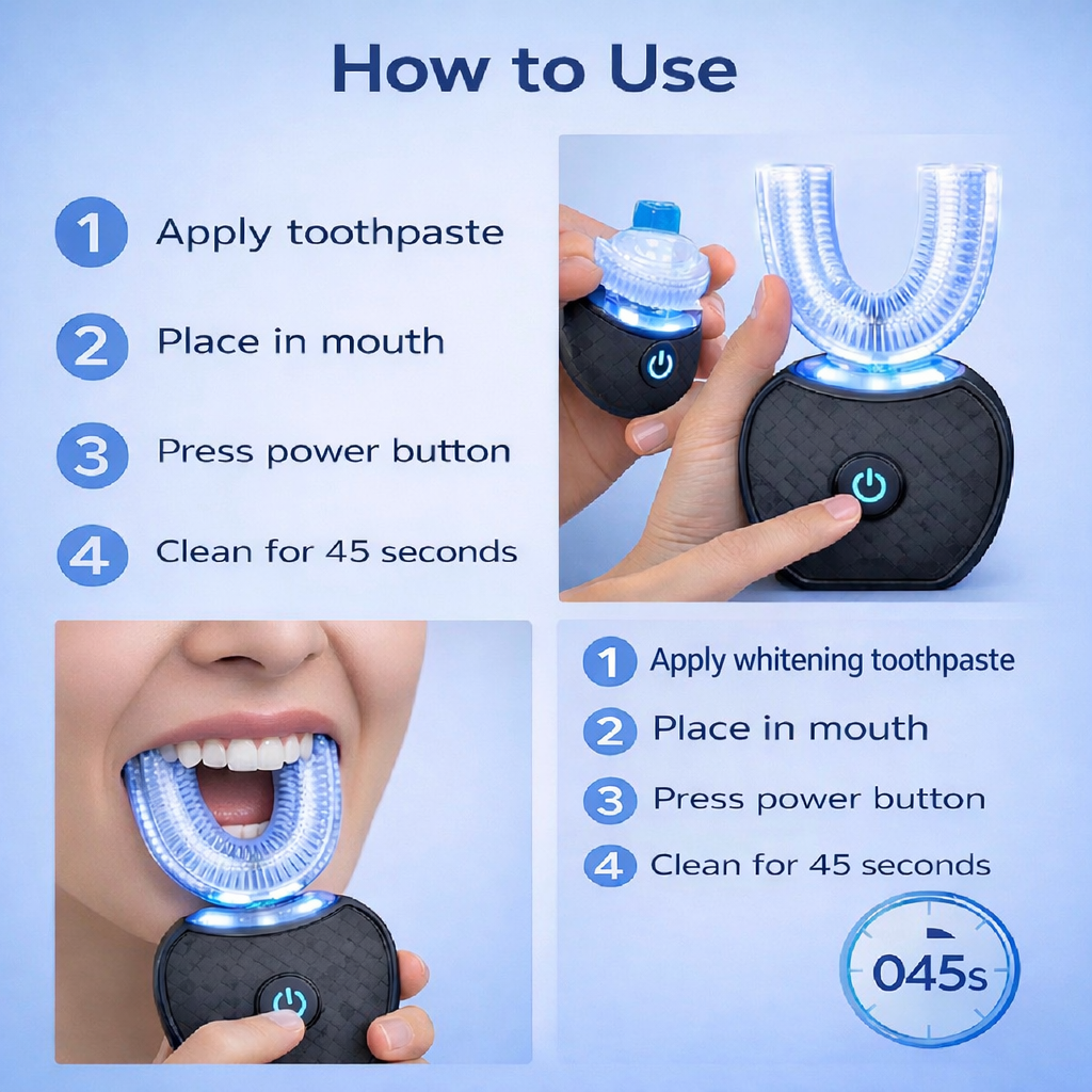 Dentivoo™ 360 U Shape Whitening Toothbrush