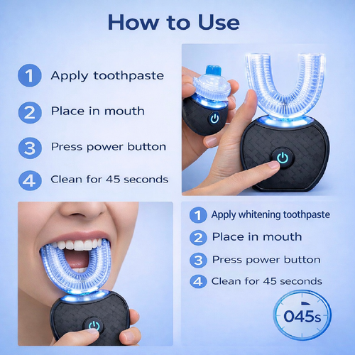 Dentivoo™ 360 U Shape Whitening Toothbrush