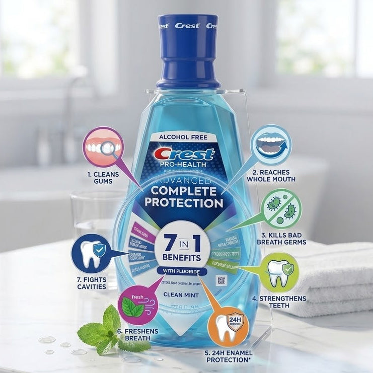 Crest Pro-Health Advanced Mouthwash one Liter