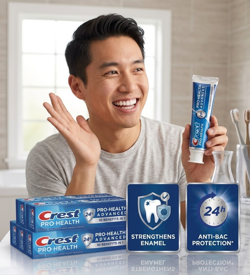 Crest Pro Health Advanced Toothpaste, 5.9 oz, 5-pack